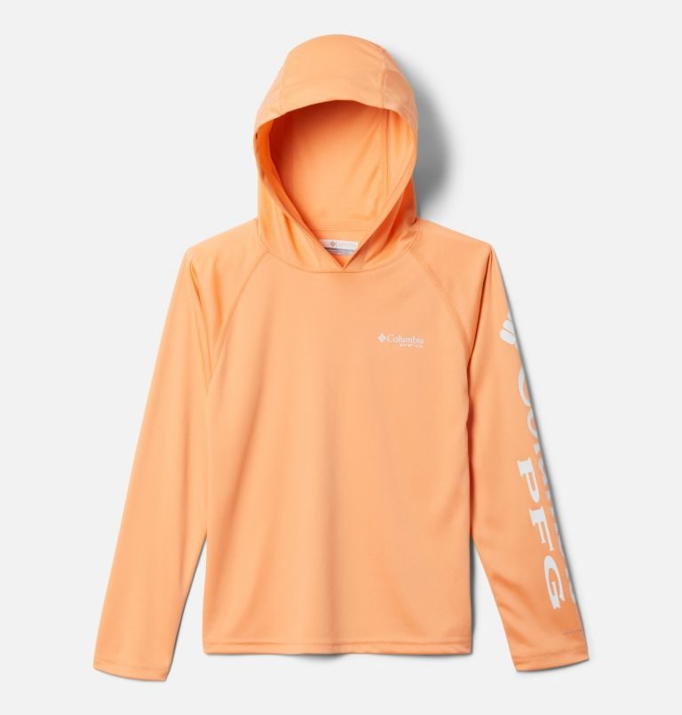 Kids\' Columbia PFG Terminal Tackle Hoodie Orange | CA-R54L3