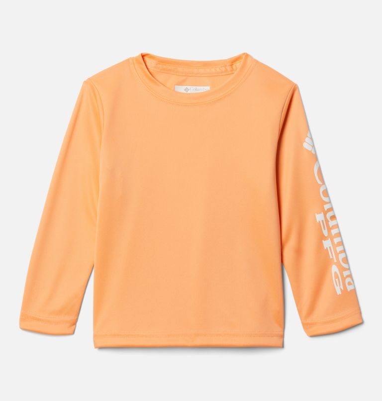 Kids\' Columbia PFG Terminal Tackle Long Sleeve Sweatshirts Orange | CA-E6805