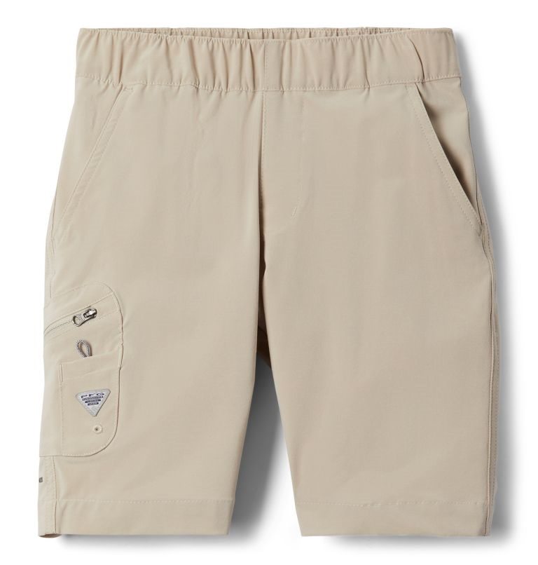 Kids\' Columbia PFG Terminal Tackle Shorts Khaki | CA-T6L14