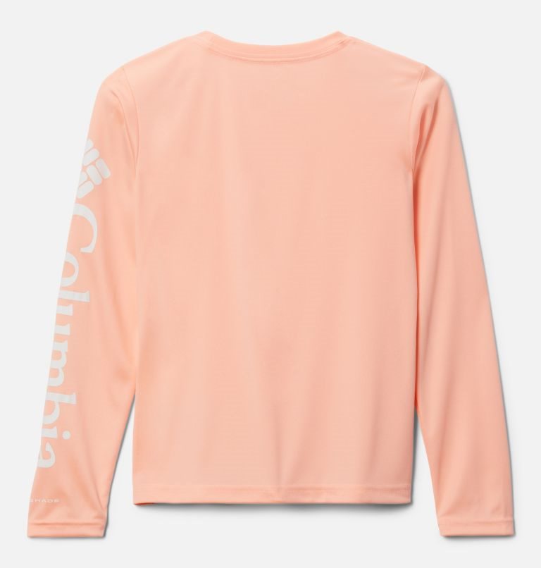 Kids' Columbia PFG Tidal Long Sleeve Sweatshirts Pink | CA-D34AL
