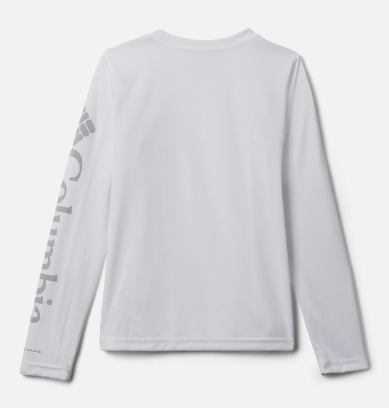 Kids' Columbia PFG Tidal Long Sleeve Sweatshirts Light Grey | CA-N41A5