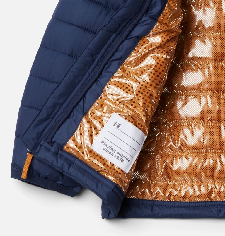 Kids' Columbia Powder Lite Jackets Navy | CA-G4C30