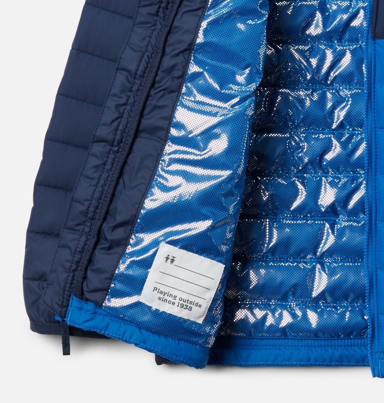 Kids' Columbia Powder Lite Jackets Navy | CA-QCL58