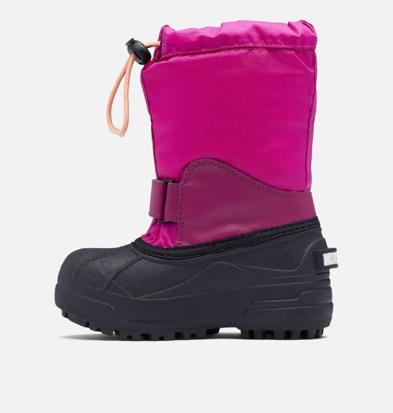Kids' Columbia Powderbug Forty Snow Boots Fuchsia | CA-H8AL5
