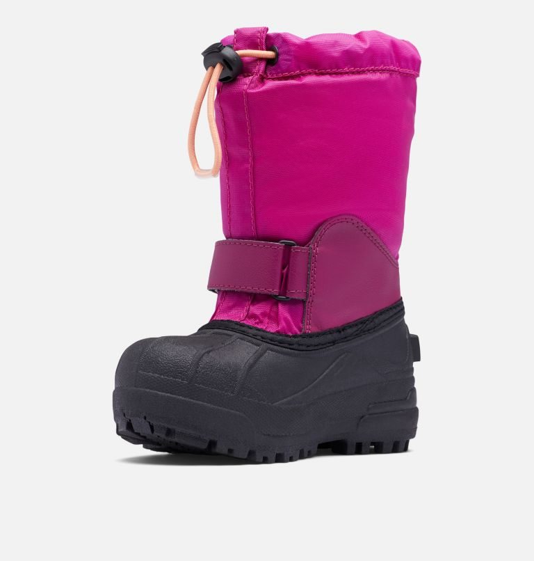 Kids' Columbia Powderbug Forty Snow Boots Fuchsia | CA-H8AL5