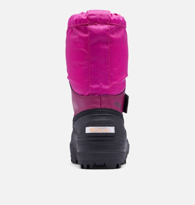 Kids' Columbia Powderbug Forty Snow Boots Fuchsia | CA-H8AL5