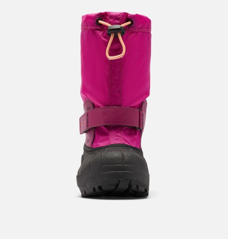 Kids' Columbia Powderbug Forty Snow Boots Fuchsia | CA-WL831