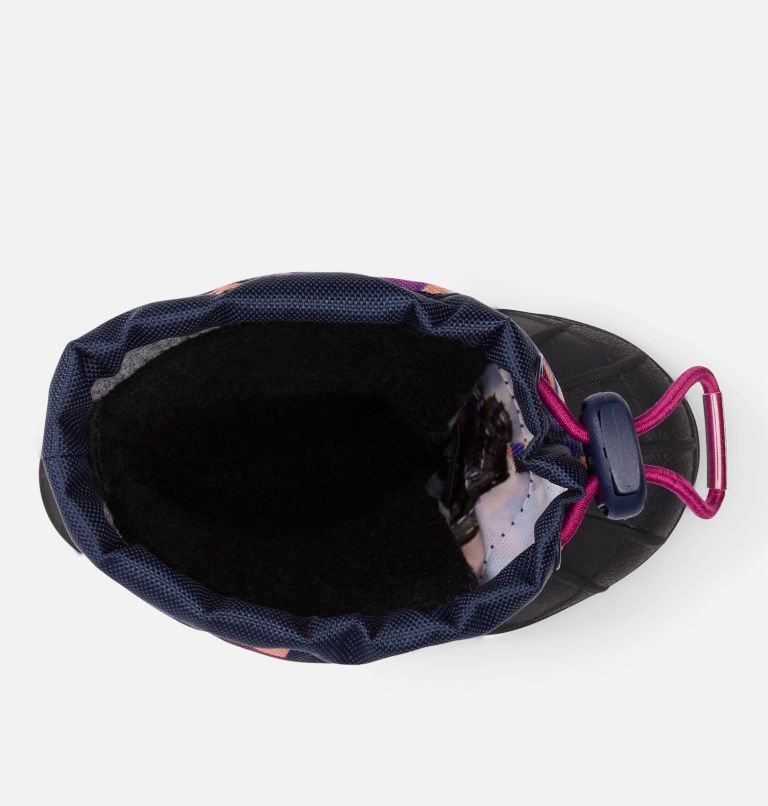 Kids' Columbia Powderbug Plus II Print Snow Boots Multicolor | CA-R53L8
