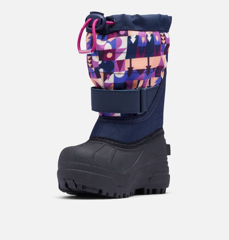 Kids' Columbia Powderbug Plus II Print Snow Boots Multicolor | CA-R53L8