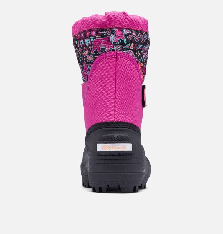 Kids' Columbia Powderbug Plus II Print Snow Boots Multicolor | CA-RL183