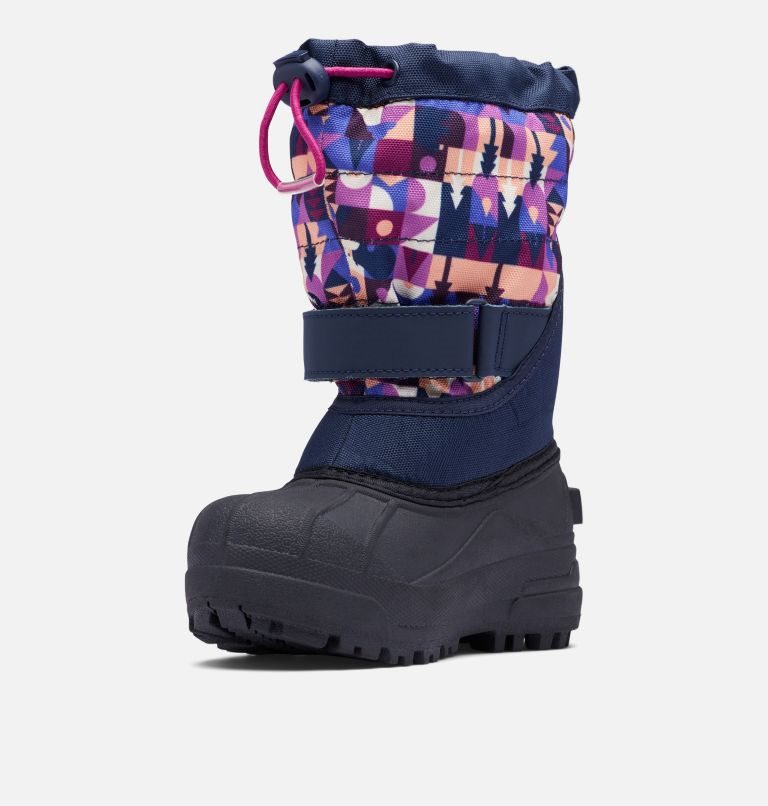 Kids' Columbia Powderbug Plus II Print Snow Boots Multicolor | CA-S0A61