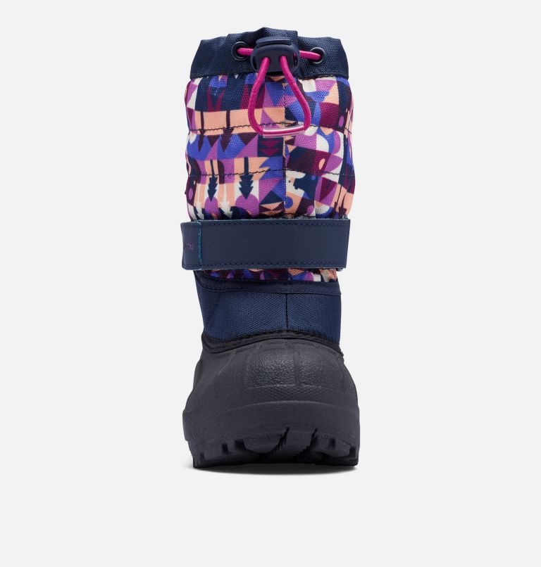 Kids' Columbia Powderbug Plus II Print Snow Boots Multicolor | CA-S0A61