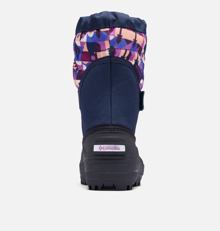 Kids' Columbia Powderbug Plus II Print Snow Boots Multicolor | CA-S0A61