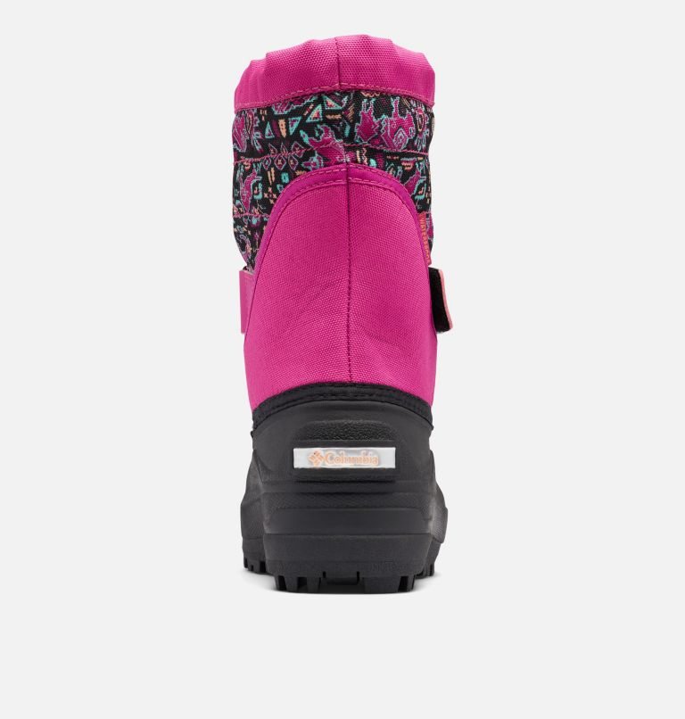 Kids' Columbia Powderbug Plus II Print Snow Boots Multicolor | CA-VC635
