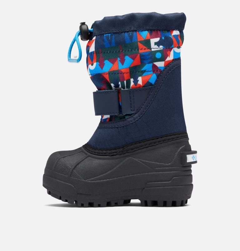 Kids' Columbia Powderbug Plus II Print Snow Boots Multicolor | CA-WL6CA