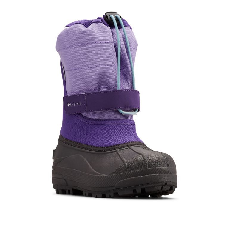 Kids' Columbia Powderbug Plus II Snow Boots Purple | CA-Q4301