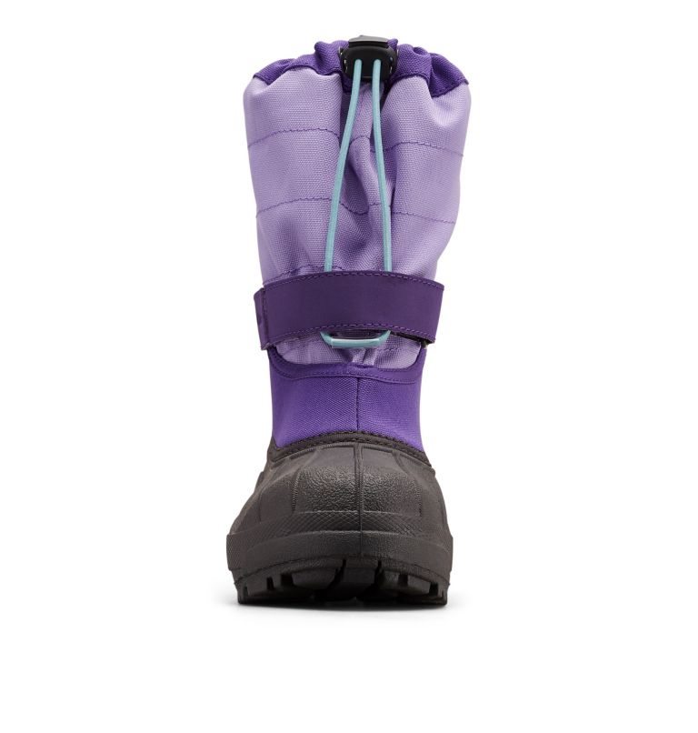 Kids' Columbia Powderbug Plus II Snow Boots Purple | CA-Q4301