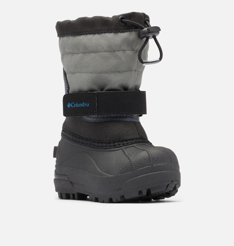 Kids' Columbia Powderbug Plus II Snow Boots Black | CA-S6C41