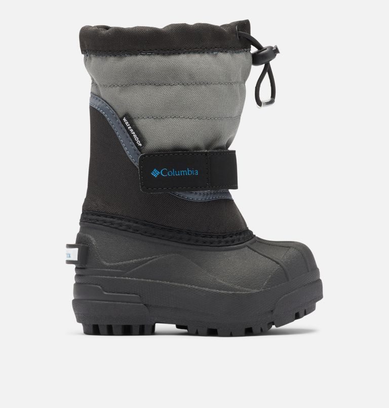 Kids\' Columbia Powderbug Plus II Snow Boots Black | CA-S6C41