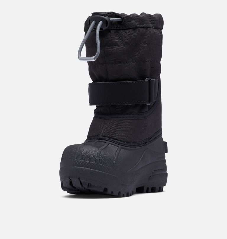 Kids' Columbia Powderbug Plus II Snow Boots Black | CA-T3145