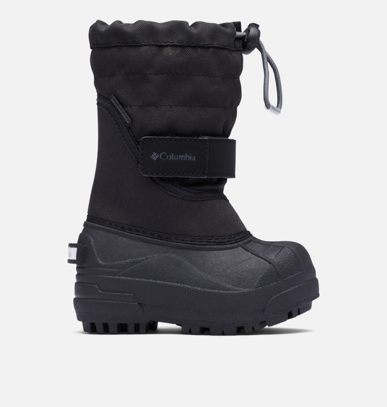 Kids\' Columbia Powderbug Plus II Snow Boots Black | CA-T3145