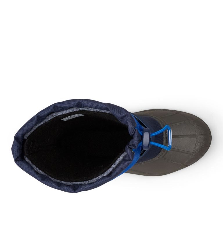 Kids' Columbia Powderbug Plus II Snow Boots Blue / Black | CA-TA583