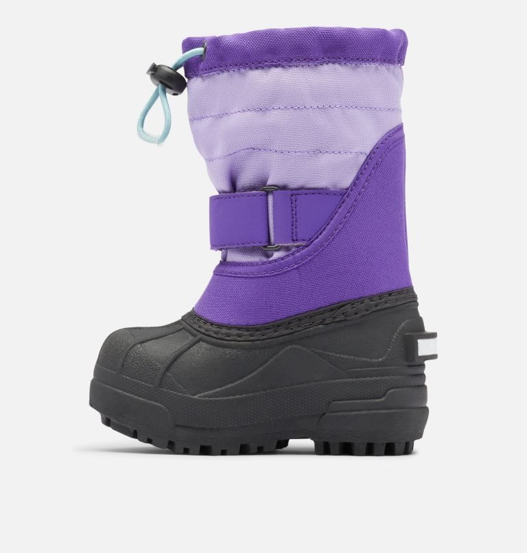 Kids' Columbia Powderbug Plus II Snow Boots Lavender | CA-U458A