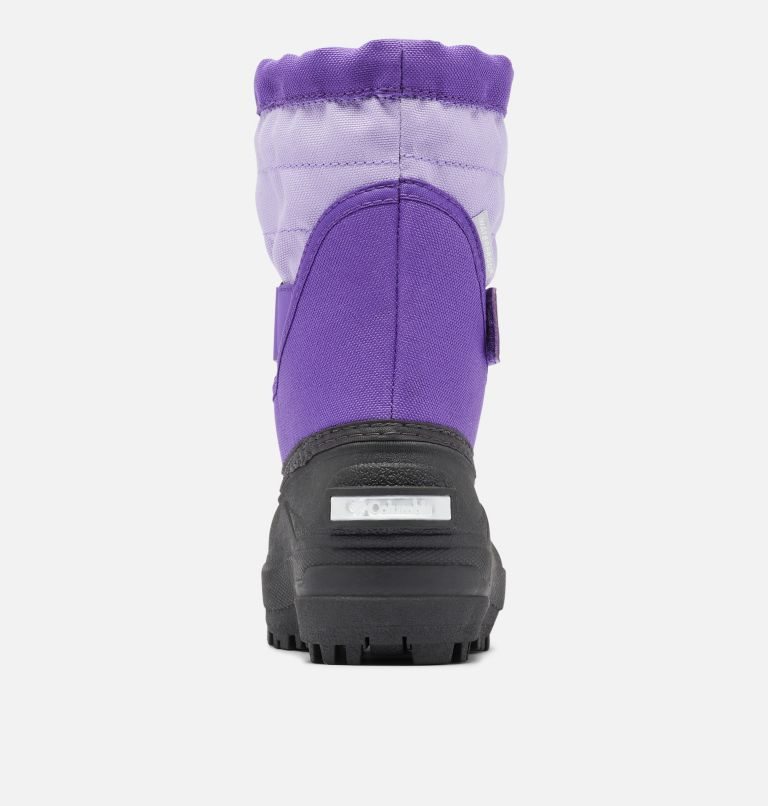 Kids' Columbia Powderbug Plus II Snow Boots Lavender | CA-U458A