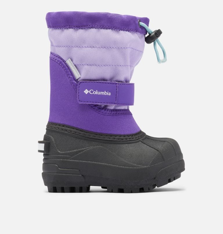 Kids\' Columbia Powderbug Plus II Snow Boots Lavender | CA-U458A