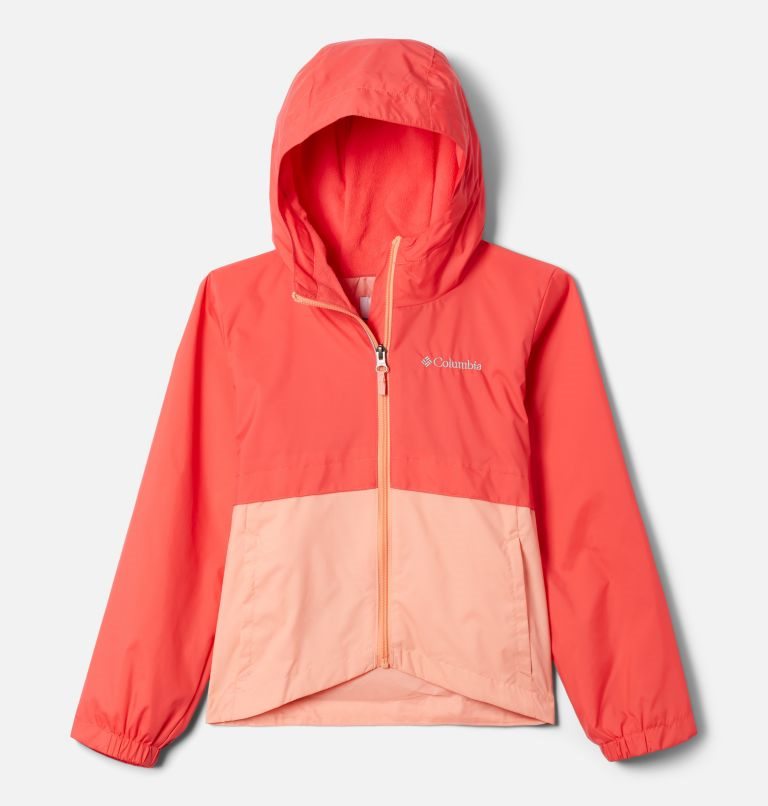 Kids\' Columbia Rain-Zilla Jackets Red / Coral | CA-JA514