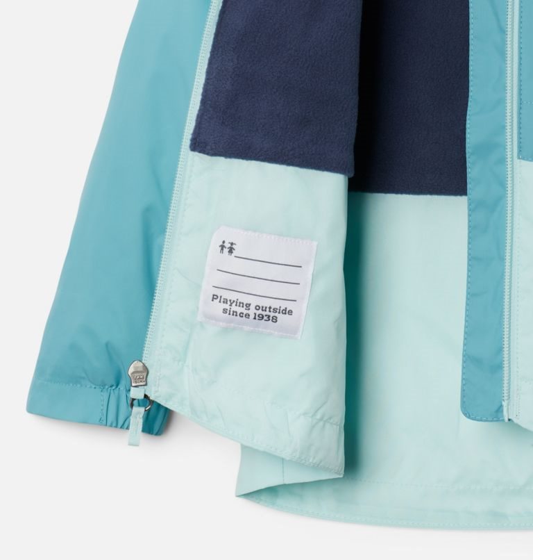 Kids' Columbia Rain-Zilla Jackets Turquoise | CA-S3586