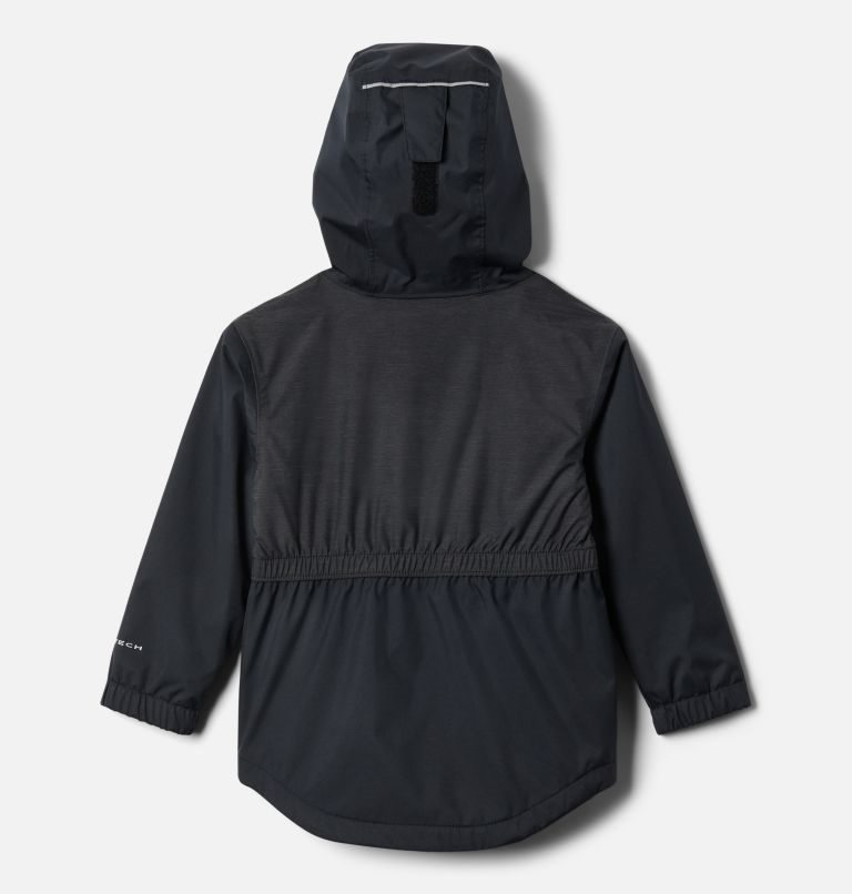 Kids' Columbia Rainy Trails Lined Fleece Jackets Black | CA-CC143