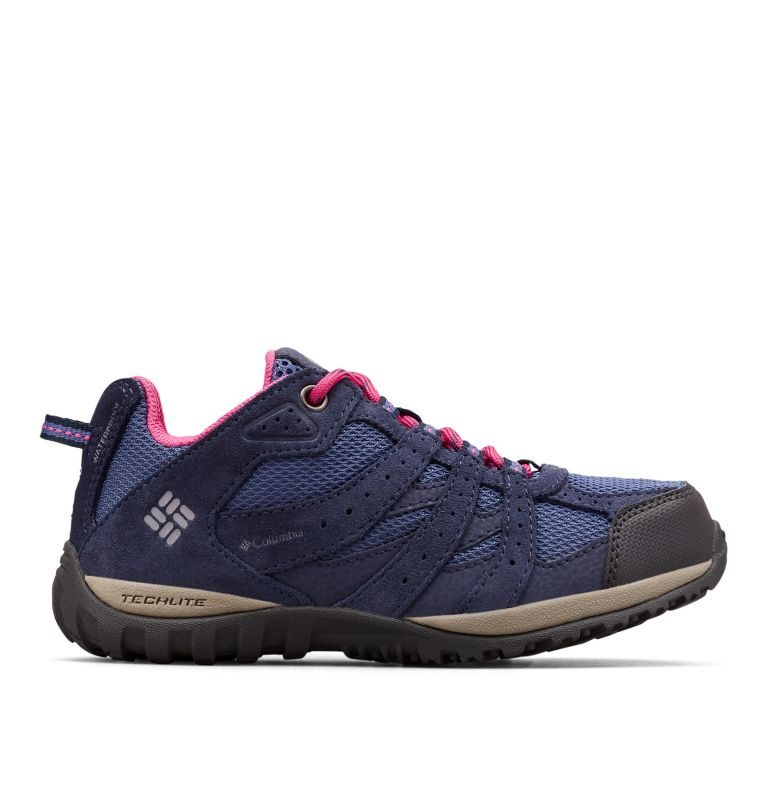 Kids\' Columbia Redmond Waterproof Sneakers Navy | CA-TL356