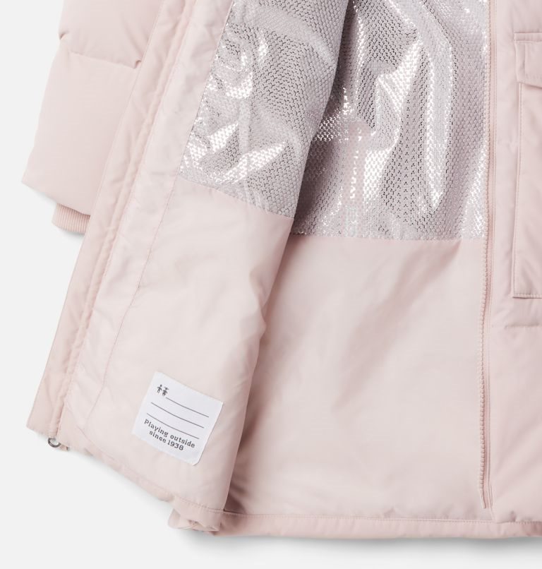Kids' Columbia Rockfall Mid Down Jackets Pink | CA-A1460