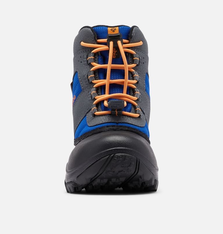 Kids' Columbia Rope Tow Waterproof Boots Grey / Blue | CA-R1L86