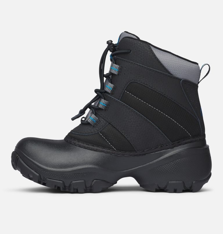 Kids' Columbia Rope Tow Waterproof Boots Black | CA-V0C1L