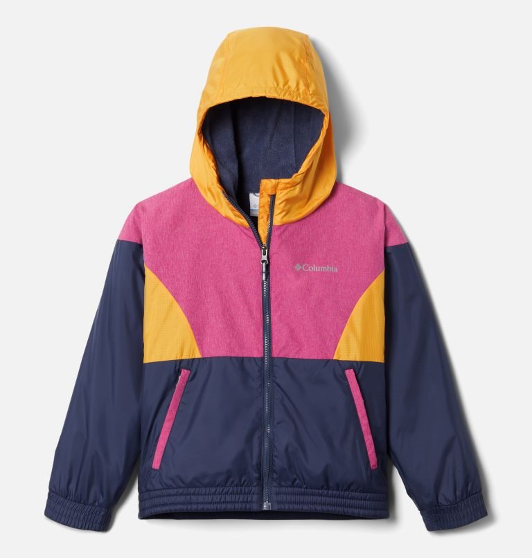 Kids\' Columbia Side Hill Lined Windbreaker Jackets Multicolor | CA-JL864