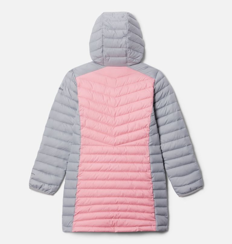 Kids' Columbia Slope Edge Mid Jackets Light Grey / Pink | CA-T5L84