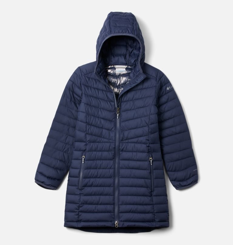 Kids\' Columbia Slope Edge Mid Jackets Navy | CA-J6AL8