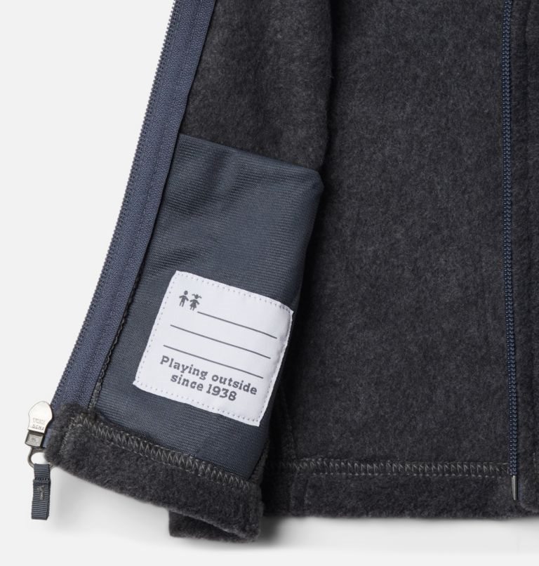 Kids' Columbia Steens Mountain Fleece Vest Black | CA-W0164