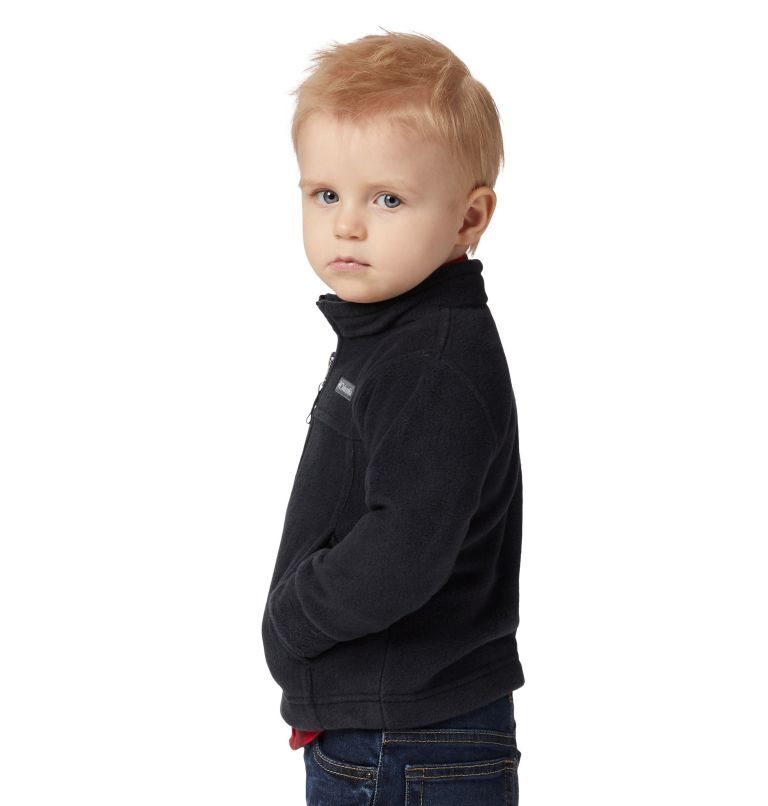 Kids' Columbia Steens Mountain II Fleece Jackets Black | CA-B513L