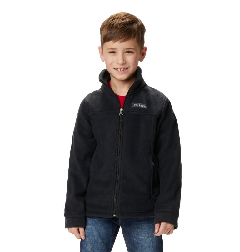 Kids\' Columbia Steens Mountain II Fleece Jackets Black | CA-C3LA1