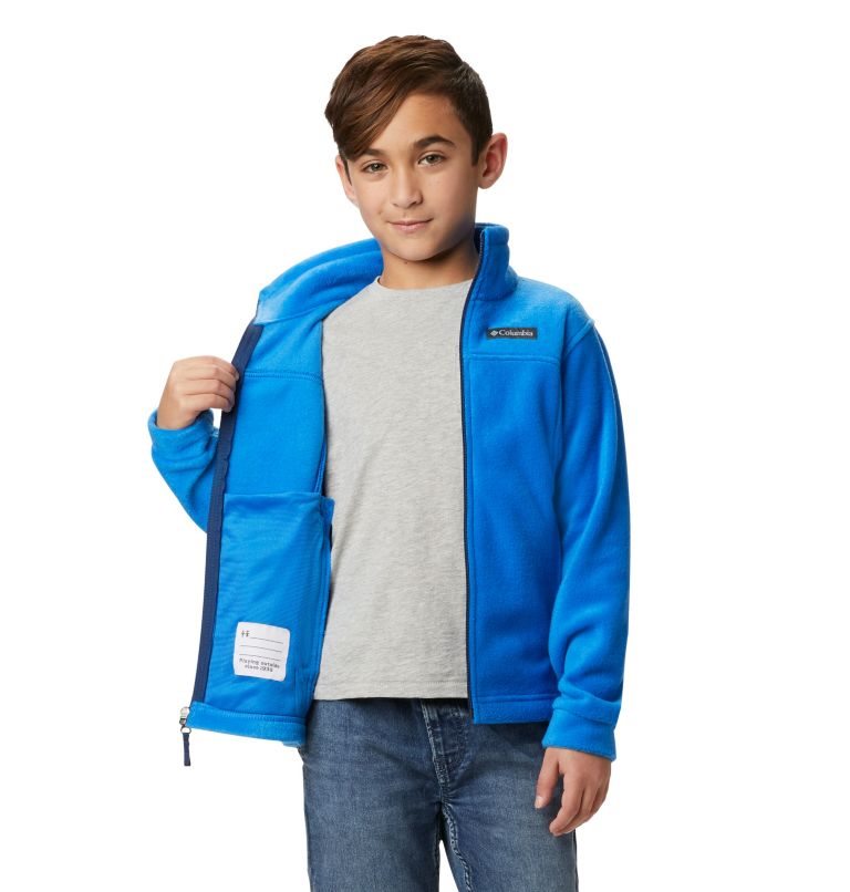 Kids' Columbia Steens Mountain II Fleece Jackets Blue | CA-CA3L1