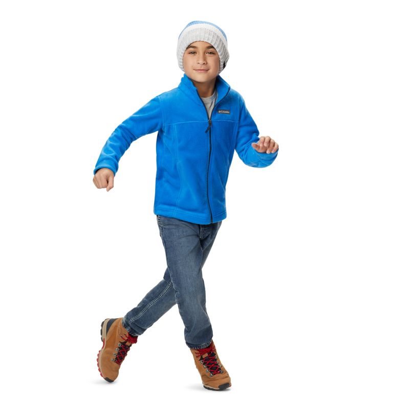 Kids' Columbia Steens Mountain II Fleece Jackets Blue | CA-CA3L1