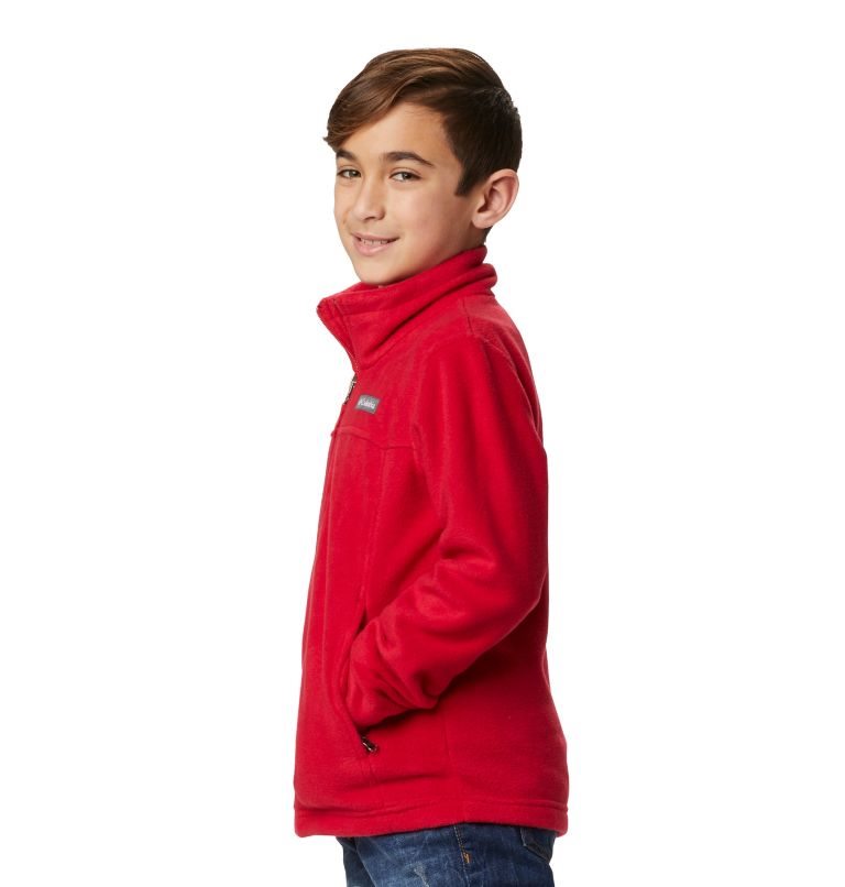 Kids' Columbia Steens Mountain II Fleece Jackets Red | CA-JL481