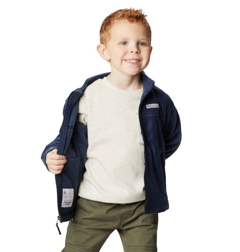 Kids' Columbia Steens Mountain II Fleece Jackets Navy | CA-TL586