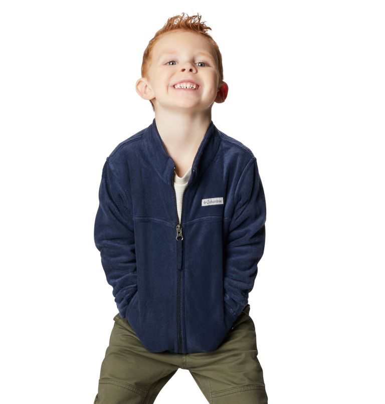 Kids\' Columbia Steens Mountain II Fleece Jackets Navy | CA-TL586