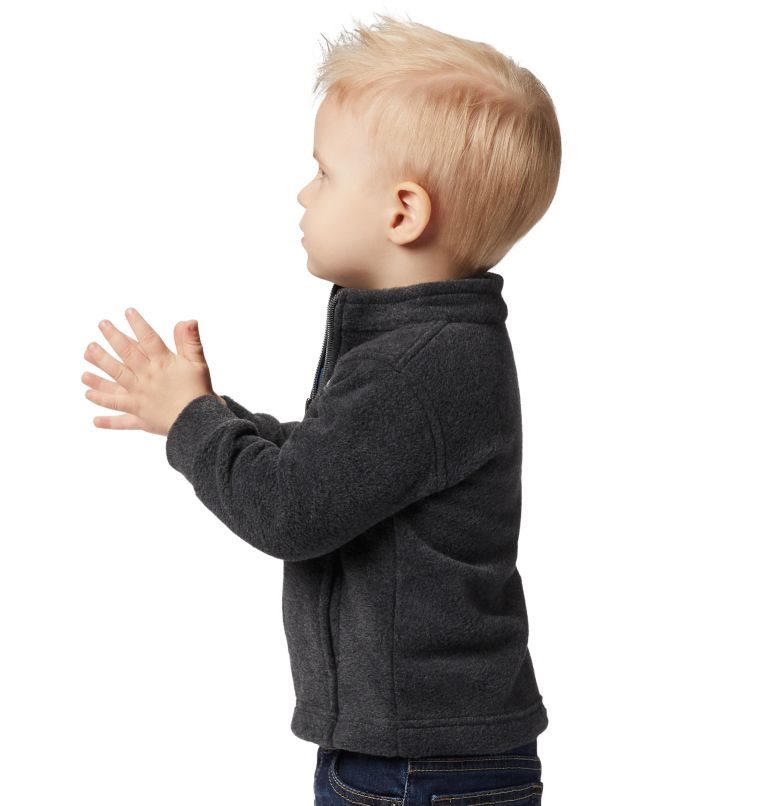 Kids' Columbia Steens Mountain II Fleece Jackets Black | CA-Z43LA