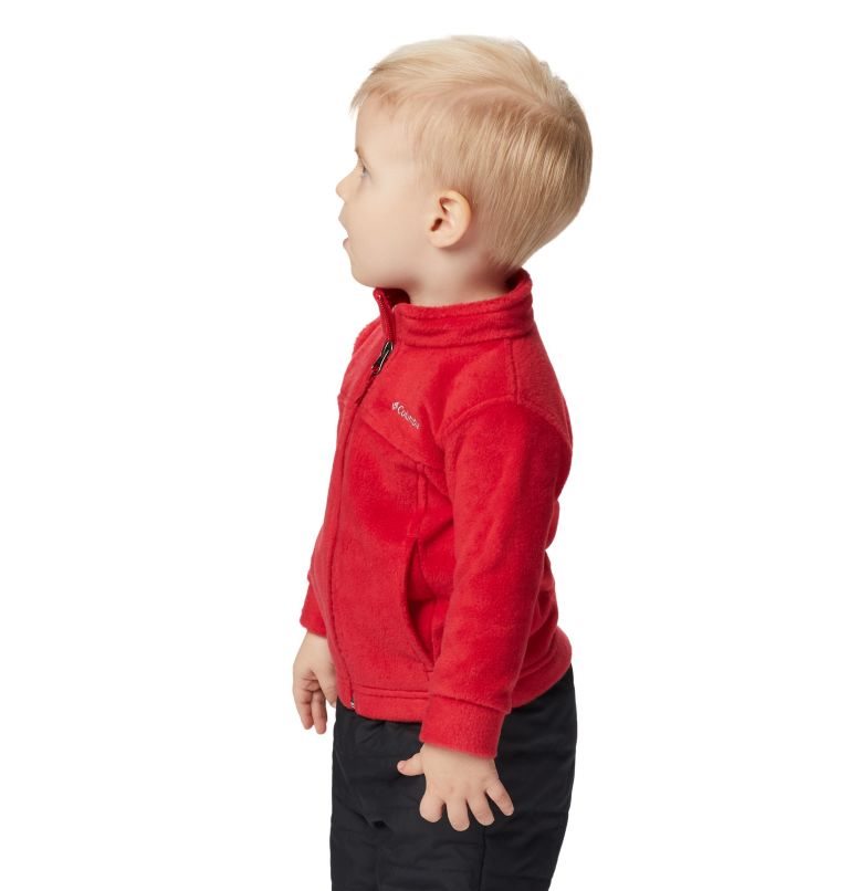 Kids' Columbia Steens Mountain II Fleece Jackets Red | CA-Z6403