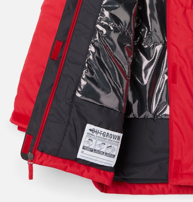 Kids' Columbia Suttle Mountain Long Insulated Jackets Red | CA-D6CA8